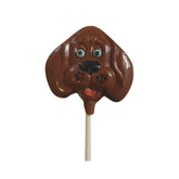 Dog Animals Brown Milk Chocolate Sucker Lollipop 2.5oz